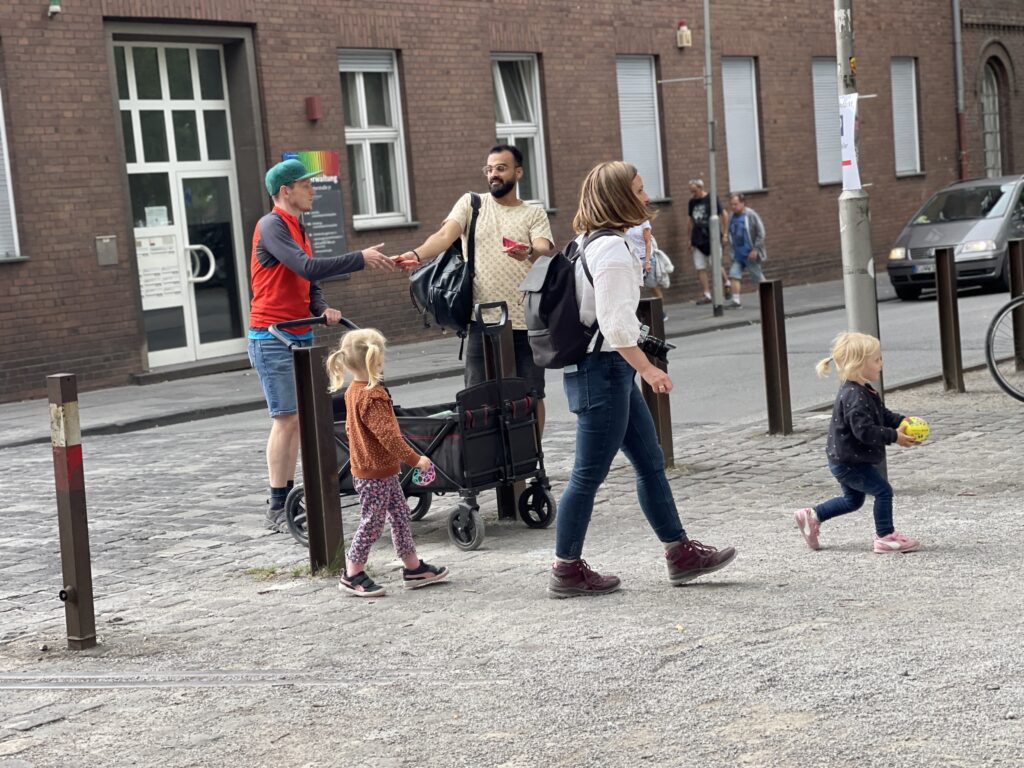 Sampling-Promotion von unserem Kunden l'tur