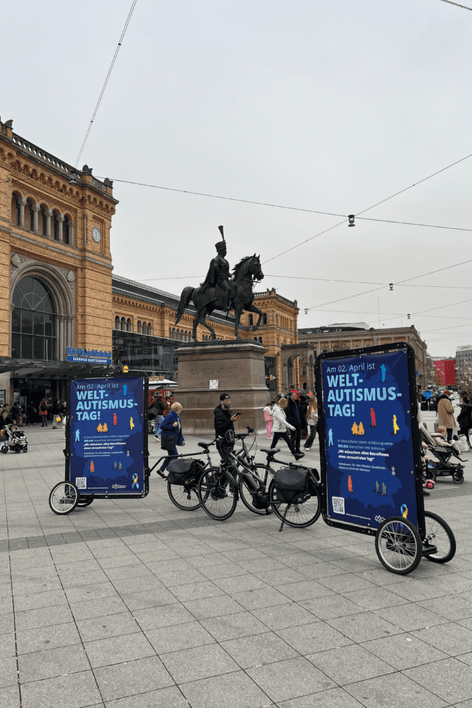 Drawing attention to important social issues with bike advertising