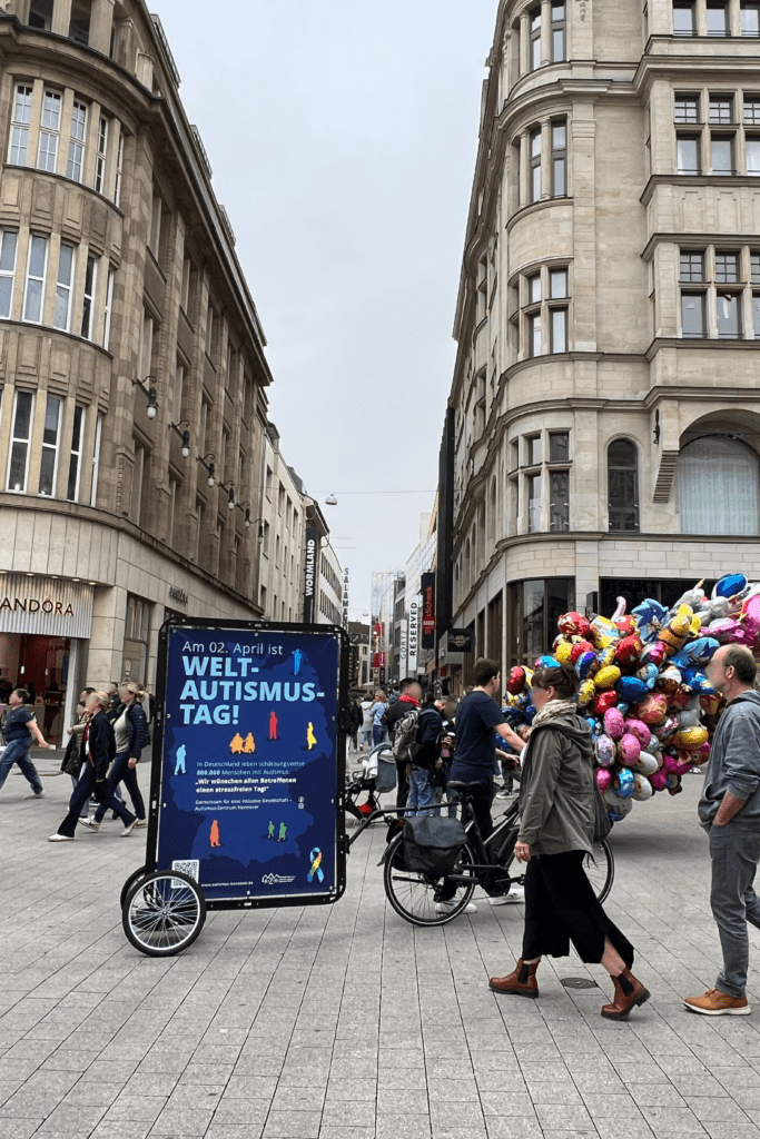 Bike advertising generates attention for an important topic
