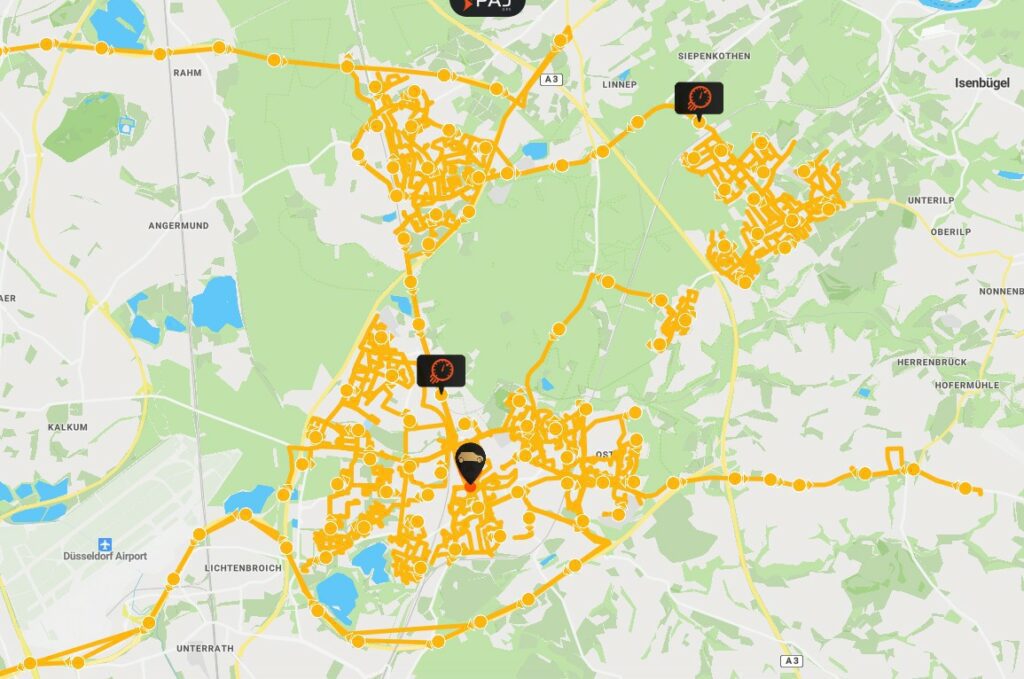 GPS Tracking Werbung