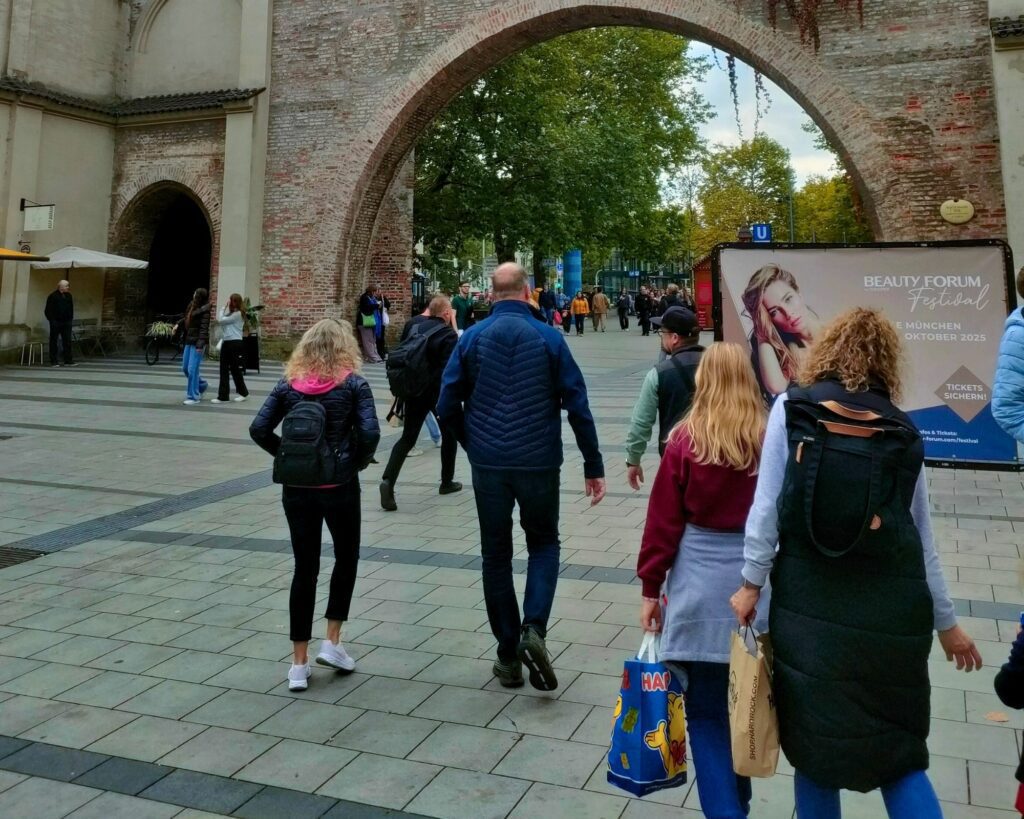 Werbung in der Innenstadt München