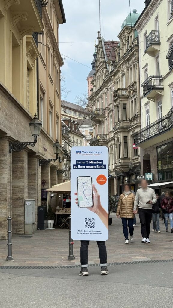 Walking Act Promotion von der Volksbank Baden-Baden