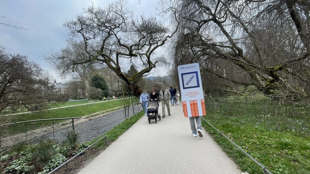 Walking Act Promotion wirkt sogar beim Spazieren