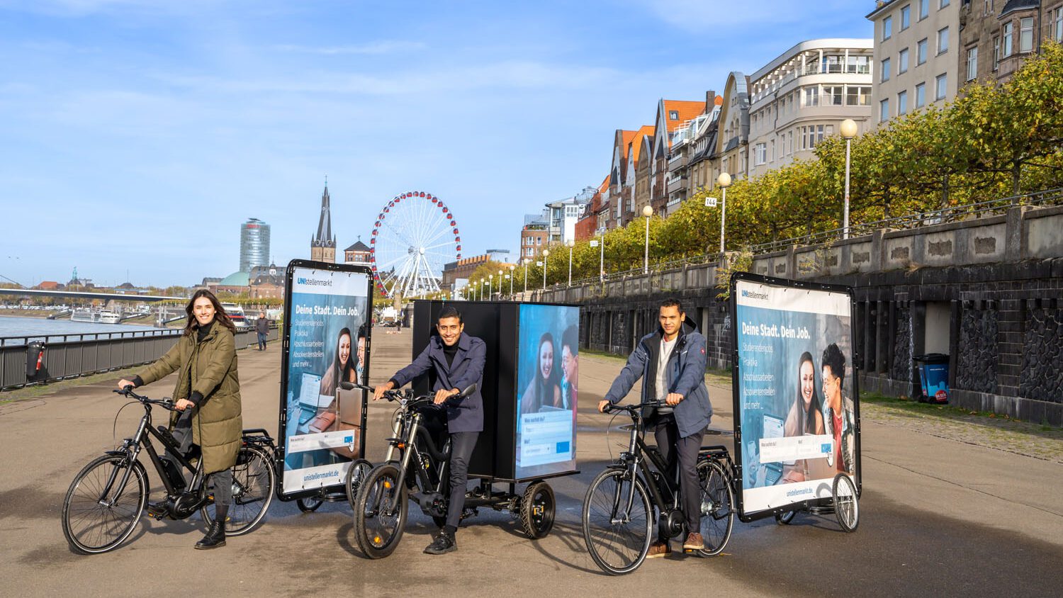 Promotions mit Fahrradwerbung von Ad-Wheels ist eine große Stärke unserer Promotionagentur