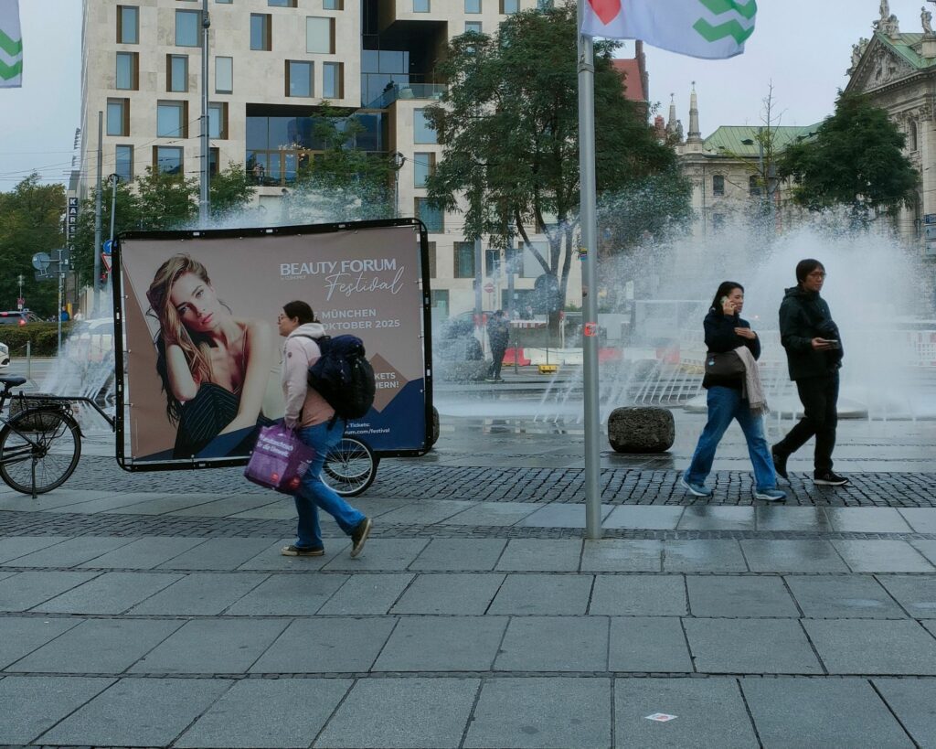 Mobile Werbefläche in München
